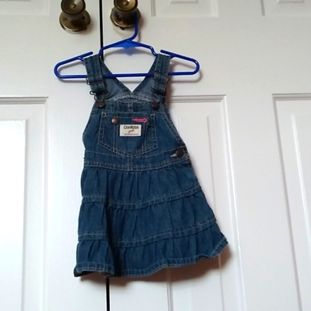 OshKosh B'gosh Toddler Girl's Denim Overall Dress